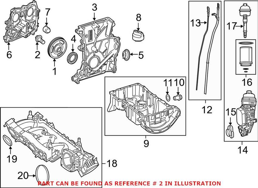 Mercedes Engine Harmonic Balancer Bolt 0199906501